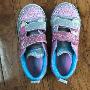 Toddler girls 10 sketcher twinkle toes shoes